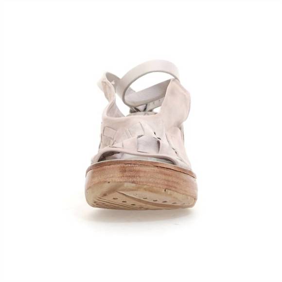 NEW A.S.98 women's neven wedge sandals in dust